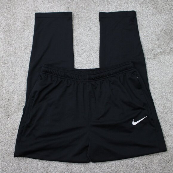Nike Pants Mens XL Black Academy Dri-Fit Knit Track Lightweight Athleisure - Picture 1 of 11